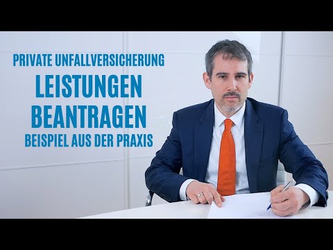 Leistungen aus der private Unfallversicherung (PUV) erhalten - konkretes Beispiel