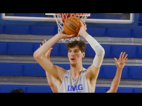 Olivier Rioux, the Tallest Teenager in the World, is a Major Basketball Prospect at IMG Academy