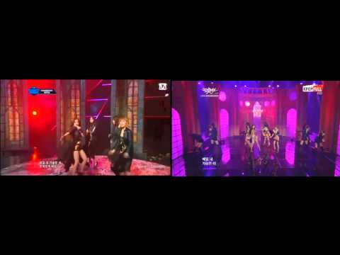 4minute- Volume Up live (Mnet and Music Bank)