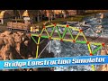 Bridge construction simulator level 9  Amazing gameplay 2023