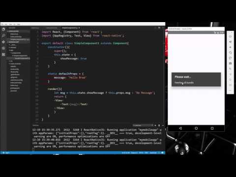 Learn about Components and input controls in React Native Part 2