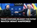 LIVE Trump Points At Zelensky Confuses Him With Putin Stumbles Throughout NATO Briefing