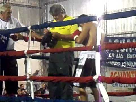 1º pelea entre Alexis arias vs Alejandro gutierrez