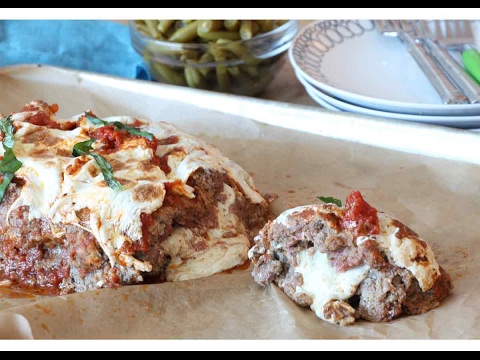 Stuffed Meatloaf Parmesan Recipe