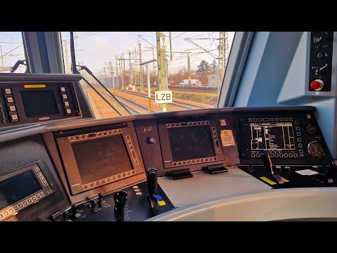 Führerstandsmitfahrt BR 186 Rheintalbahn Basel Bad - Freiburg / Breisgau via Katzenbergtunnel