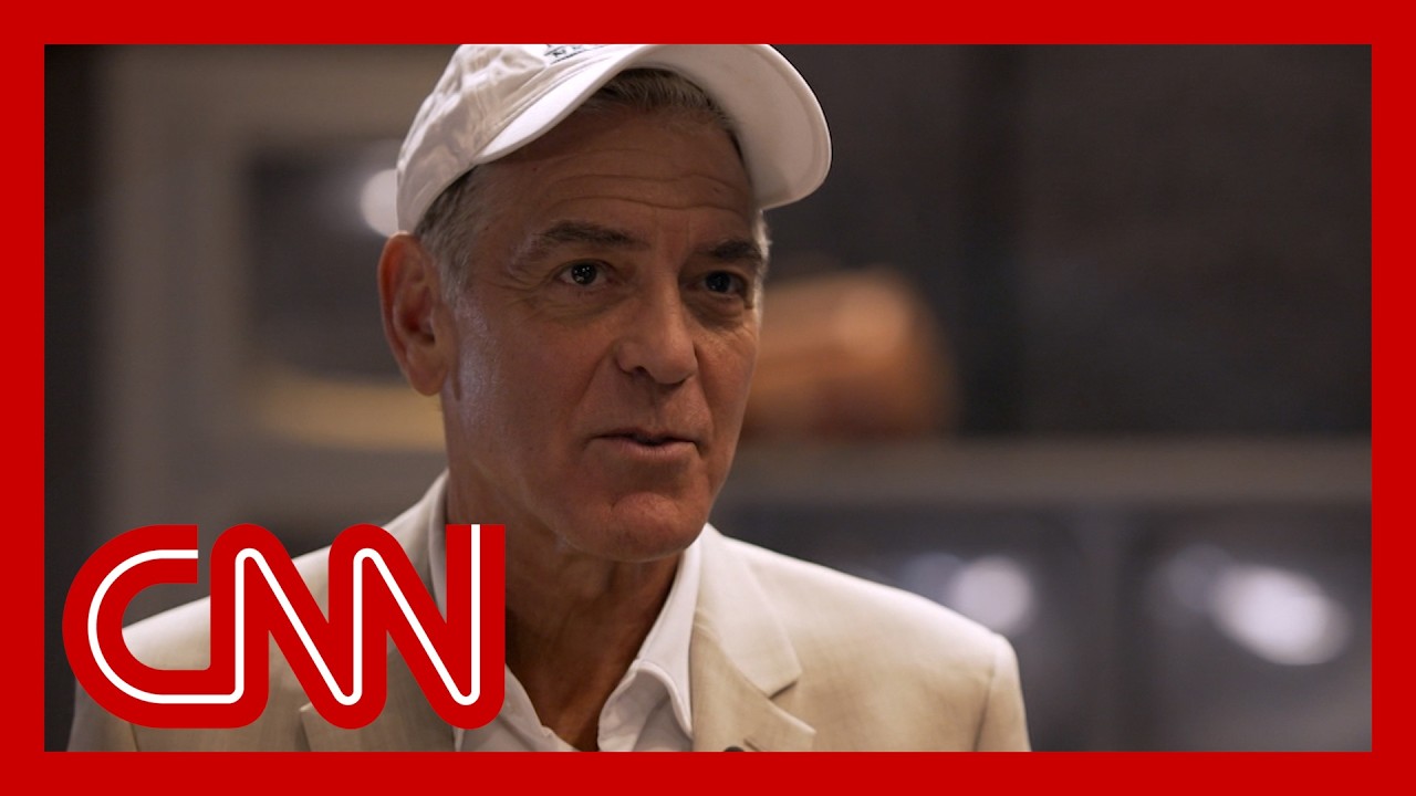 Hear how George Clooney responded to protesters during his live performance
