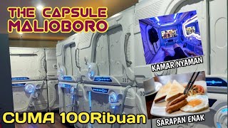 THE CAPSULE MALIOBORO ‼️ Review Hotel Kapsul 100ribuan sudah dapat Breakfast | D
