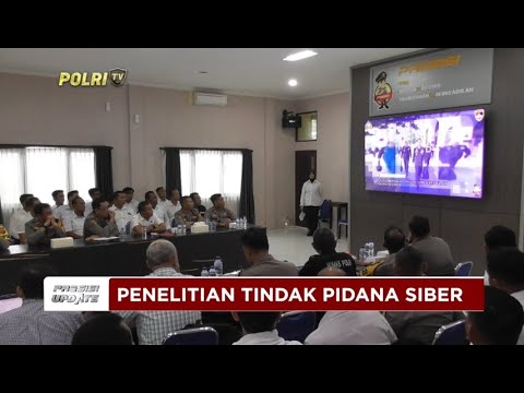 PRESISI UPDATE : PENELITIAN TINDAK PIDANA SIBER PUSLITBANG POLRI DI POLRES PPU 25/07/2024 08.00