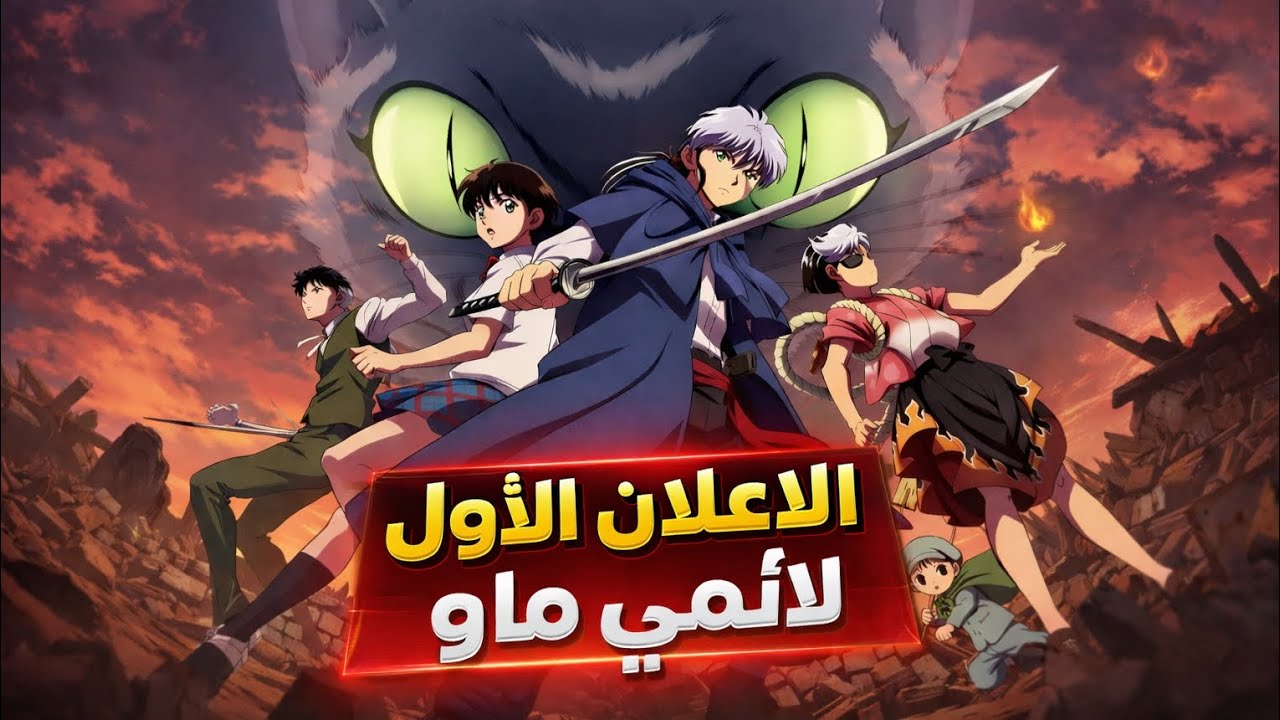 الاعلان الرسمي الأول لأنمي ماو |#جيش_الجواهر_السوداء #inuyasha #anime #mao #انيوشا #ماو 