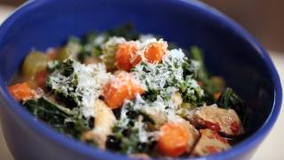Liesl's White Bean, Kale & Sausage Soup Recipe || KIN EATS