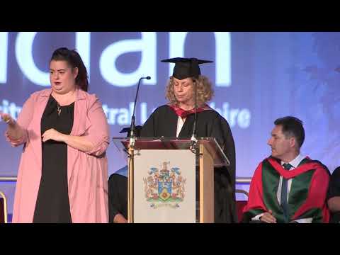 UCLan Graduation Ceremony: Friday 19 July 2pm