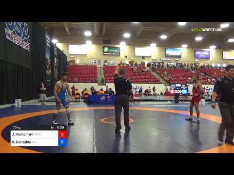 2018 Marine Corps US Open/Masters B Freestyle 70 Semis - Jordin Humphrey (TMWC) Vs. Rayes Gonzales