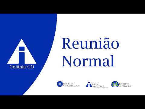 Reunião De Normal - 17/05/2026 - Goiânia - Goiás