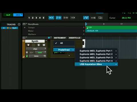 Setting Up for MIDI Recording in Pro Tools