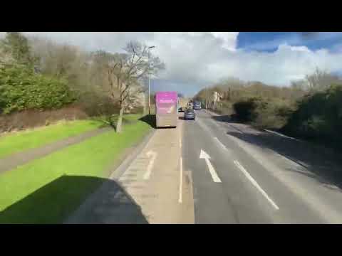 Full Route Visual: Phoenix Coaches service 434 | Bedlington Station to Linton | LX09AHE
