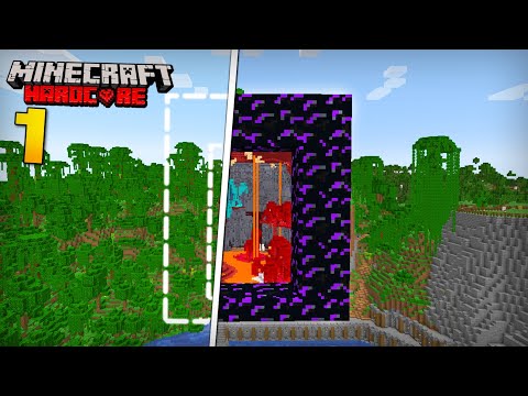 Shocking! Building Epic Giant Nether Portal in Minecraft!