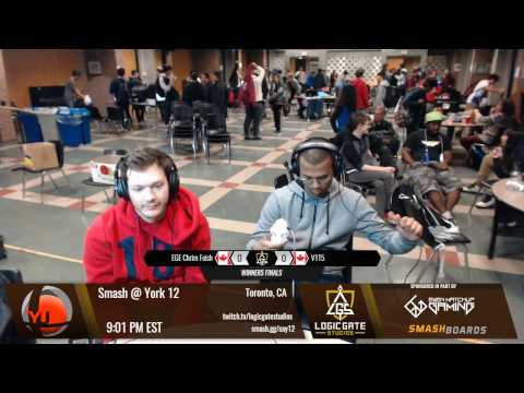 Smash at York 12 - V115 (ZSS) vs EGE Chrim Foish (Diddy) - SSB4 Winners Finals