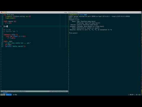 Editing Clojure code with vim using fireplace.vim