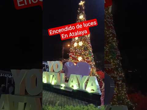 Estuvimos en el encendido de luces #navideñas en Atalaya #veraguas