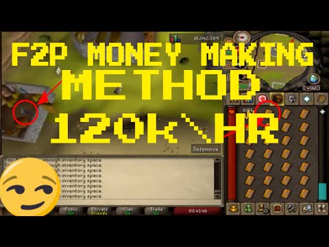 OSRS F2P Money making method 120k AN HOUR