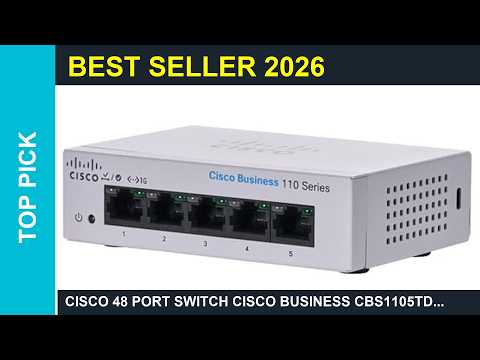 Cisco Business CBS110-5T-D Unmanaged Switch | 5 Port GE | Desktop | Ext PS | Limited Lifetime Protection (CBS110-5T-D-NA) video review thumbnail