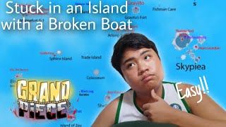 How to get to the other Island with a Broken Boat | GPO Tutorial