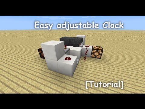 Easy adjustable Clock 2 - 256s [Tutorial] Minecraft 1.5