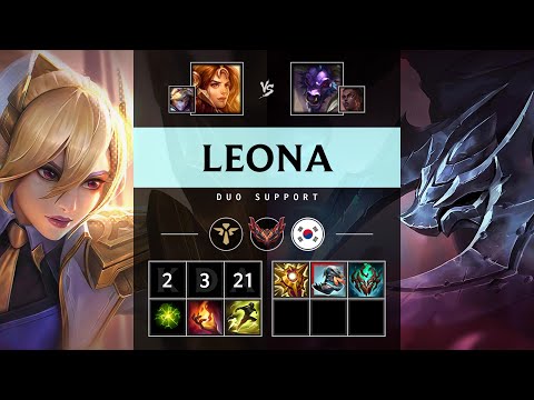 Leona Support vs Alistar - KR Grandmaster Patch 25.15