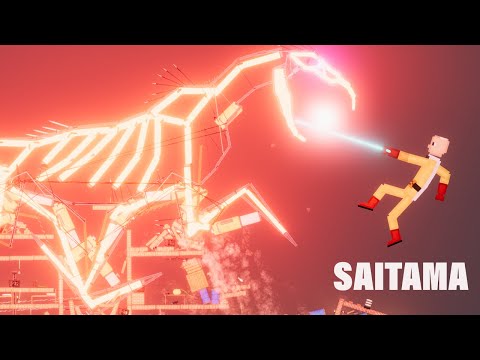 SAITAMA vs The Death Strider in People Playground - People Playground 1.22