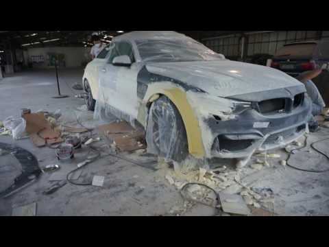 2014-2016 BMW 4 serise F32 to M4 MLV style wide body kit