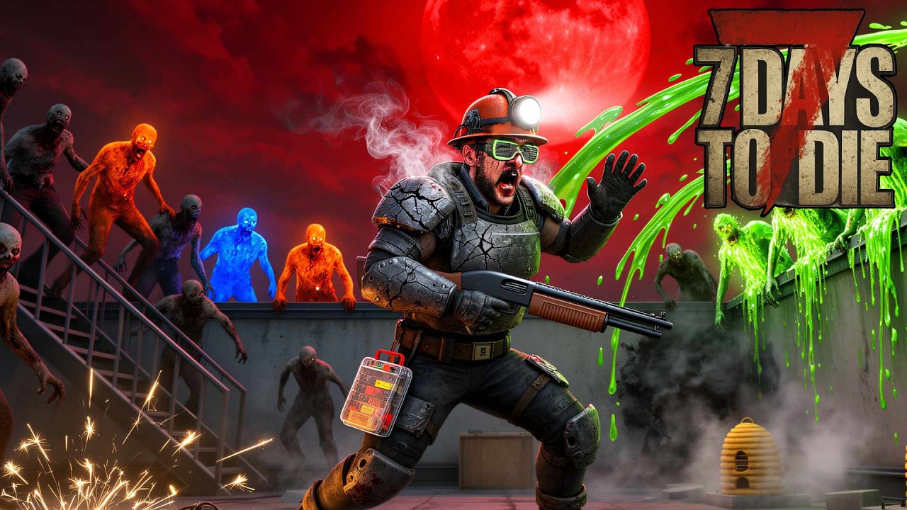 VOMITOS POR TODAS PARTES! | 7 DAYS TO DIE  EP.120