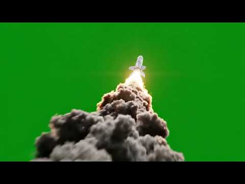 Cinematic Green Screen Missile Launch: Intense Explosion & Smoke VFX Overlay