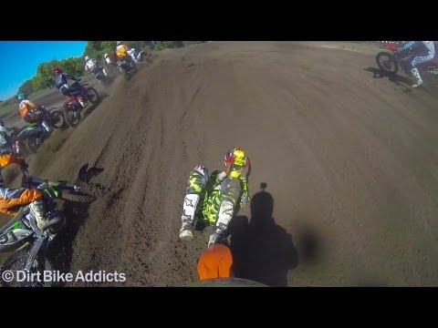 Dirt Bike Crash at Sunset Ridge MX (Jeff Walker)