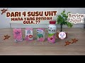 Review Of Strawberry Flavored UHT Milk For Children Ultra Milk Ultra Mimi Indomilk Kids And M