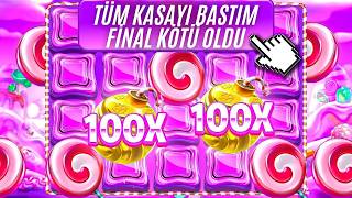 SLOT OYUNLARI 🍭 SWEET BONANZA 1000 🍭 BONANZA DA TÜM KASAYI BASTIM FİNA