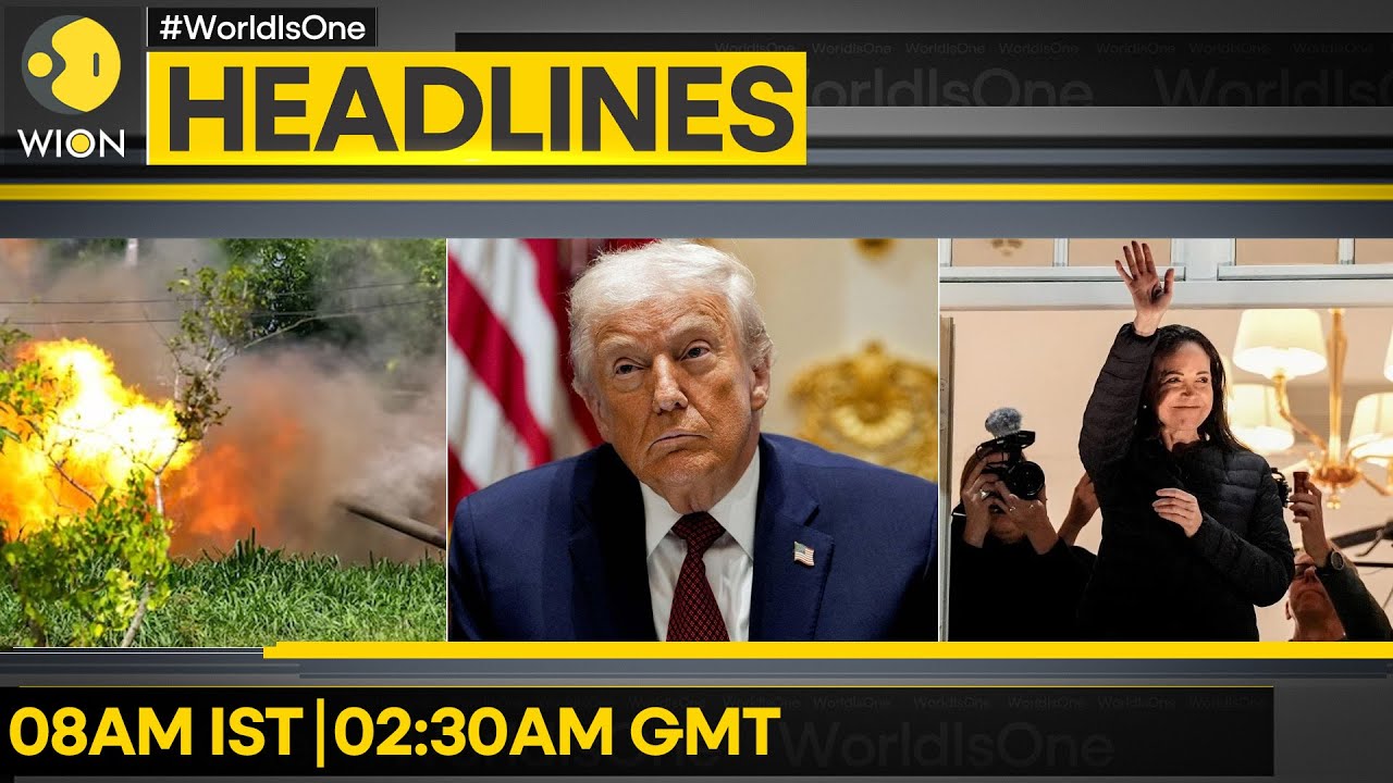Machado Emerges in Oslo After Nobel Win | Trump: US Seizes Oil Tanker Off Venezuela | WION HEADLINES