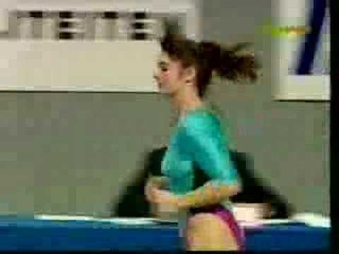 1993 European Sports Acro Champs Svetlana Ivanova tumbling