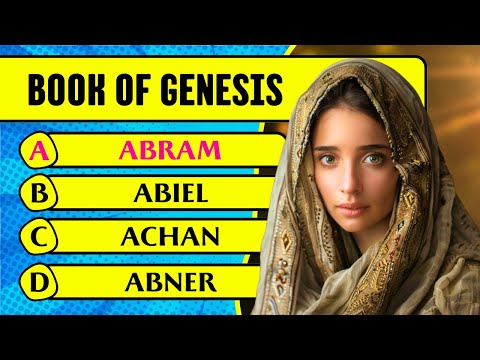 Book Of Genesis Bible Quiz & Trivia (50 Hardest Questions & Answers to Test Your Bible Knowledge)