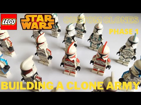 Building a HUGE Phase One CUSTOM Clone Trooper Army?!!