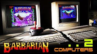 Running Barbarian on 2 Computers At Once: Amiga, Atari ST | Retro Comparisons