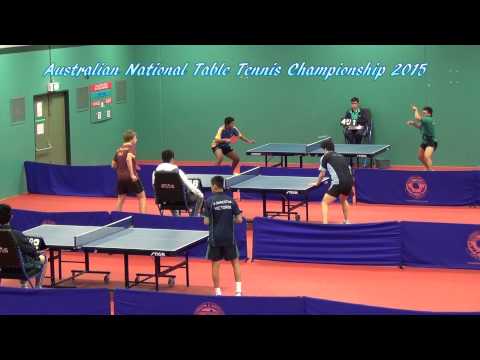 Table Tennis Australian National Championship   Team Kane T vs Chris Y