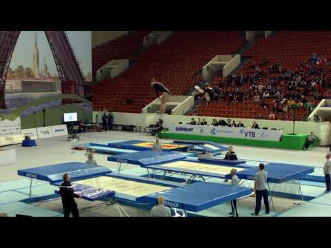 New Zealand (NZL) W - 2018 Trampoline Worlds, St. Petersburg (RUS) - Qualification Synchro R2