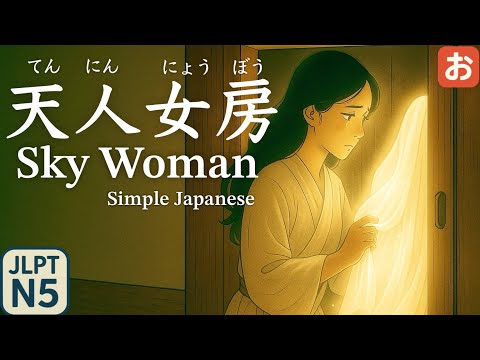 [Japanese Folktale] Sky Woman｜A Gentle Farewell from the Sky (Simple Japanese)