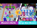 Merge Master Blue Monster Vs Monsters Battle Monsters Max Level Android Gameplay Merge Master