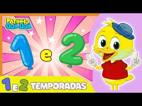 Temporadas 1 e 2 - COMPLETA com Patinho Quá Quá Oficial | Coletânea Música Infantil