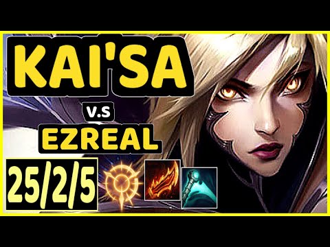 NEON (KAI'SA) vs EZREAL - 25/2/5 KDA BOTTOM ADC CHALLENGER GAMEPLAY - EUW