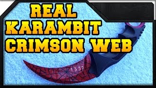 CS:GO - Karambit Crimson Web in REAL LIFE