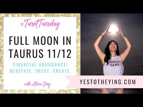 #TarotTuesday Full Moon in Taurus 11/12/19-- Financial Abundance is here!