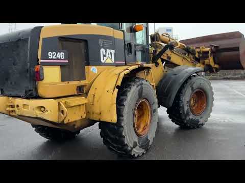 Video: Caterpillar 924G gummihjulslæsser 1