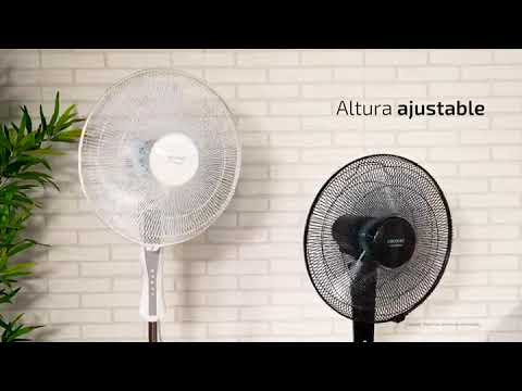 Cecotec Ventilador de pie ForceSilence 530 Power Connected White 5 aspas